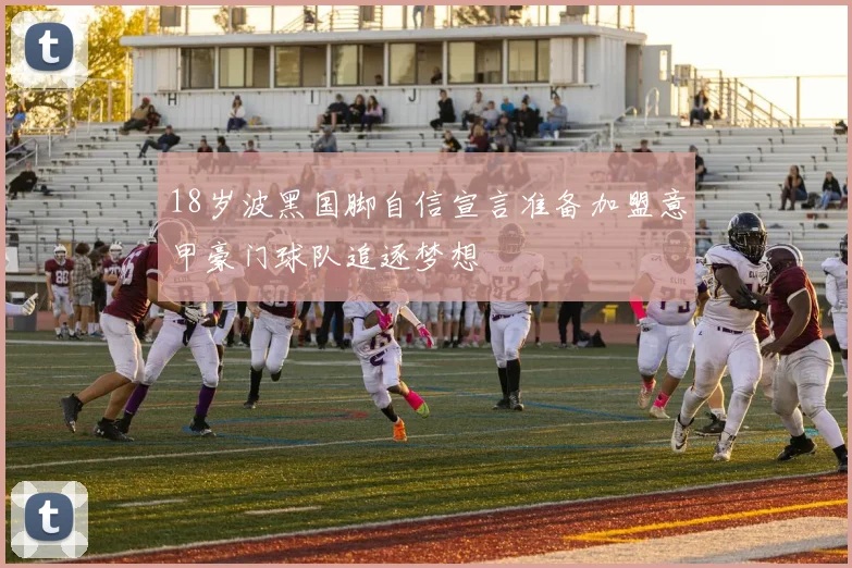18岁波黑国脚自信宣言准备加盟意甲豪门球队追逐梦想