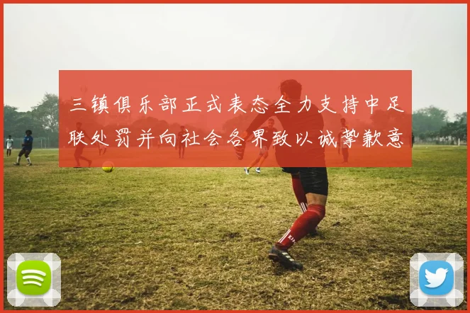 三镇俱乐部正式表态全力支持中足联处罚并向社会各界致以诚挚歉意